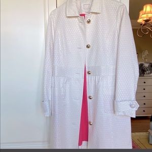 Women's Sail To Sable White/Gold Coat Size L
